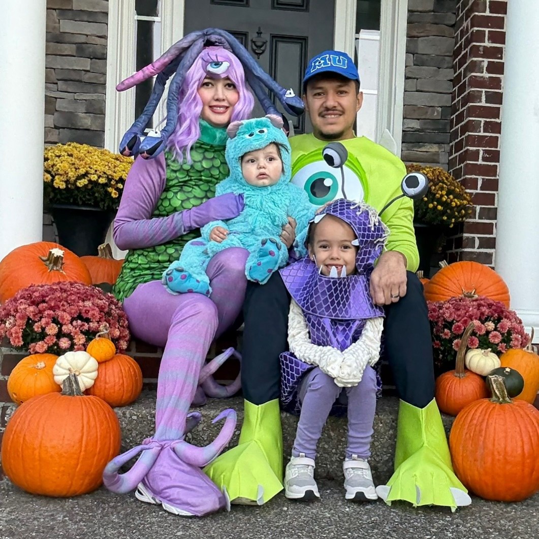 Monsters Inc Family Halloween Costume Trio