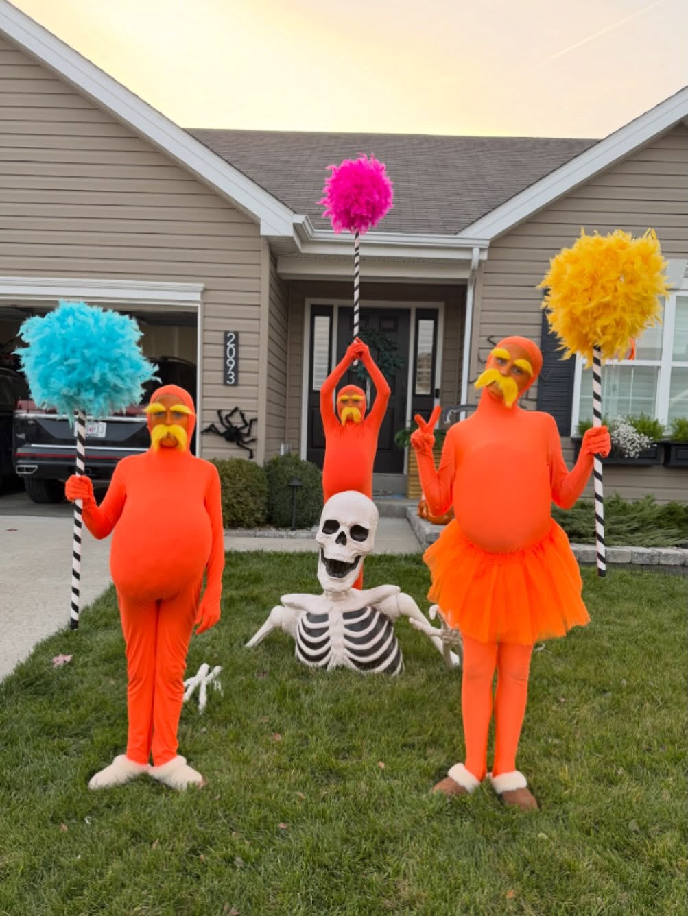 The Lorax Orange Bodysuit And Tutu Costume