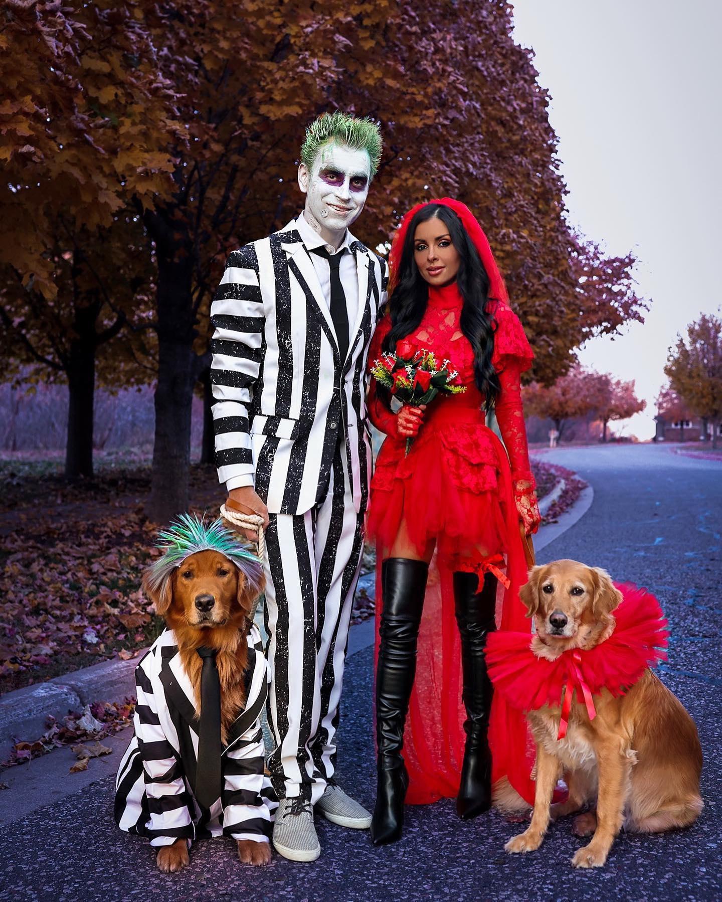 Bandshell Bride And Beetlejuice Duo Costume