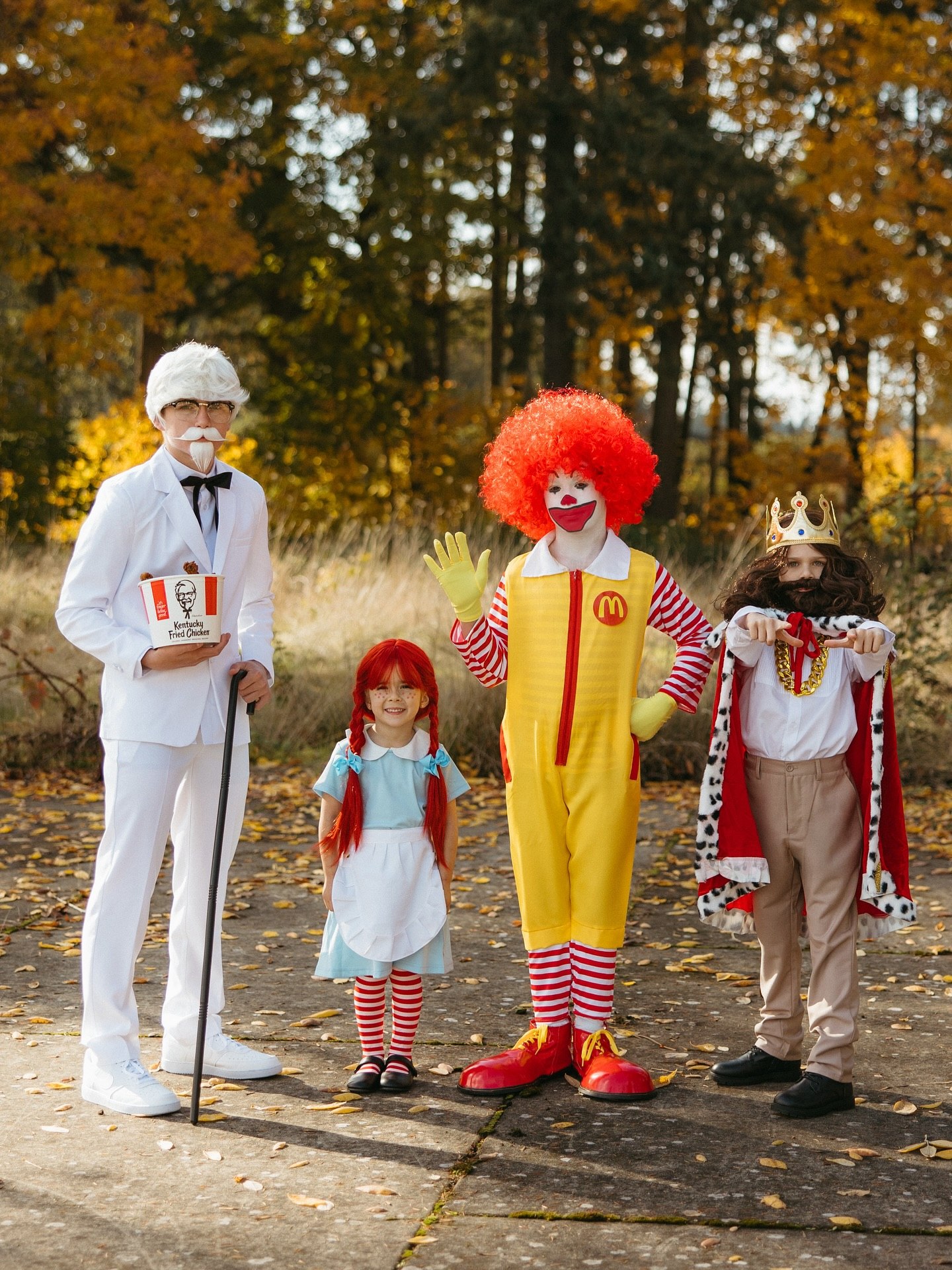 Fast Food Mascot Family Halloween Costumes