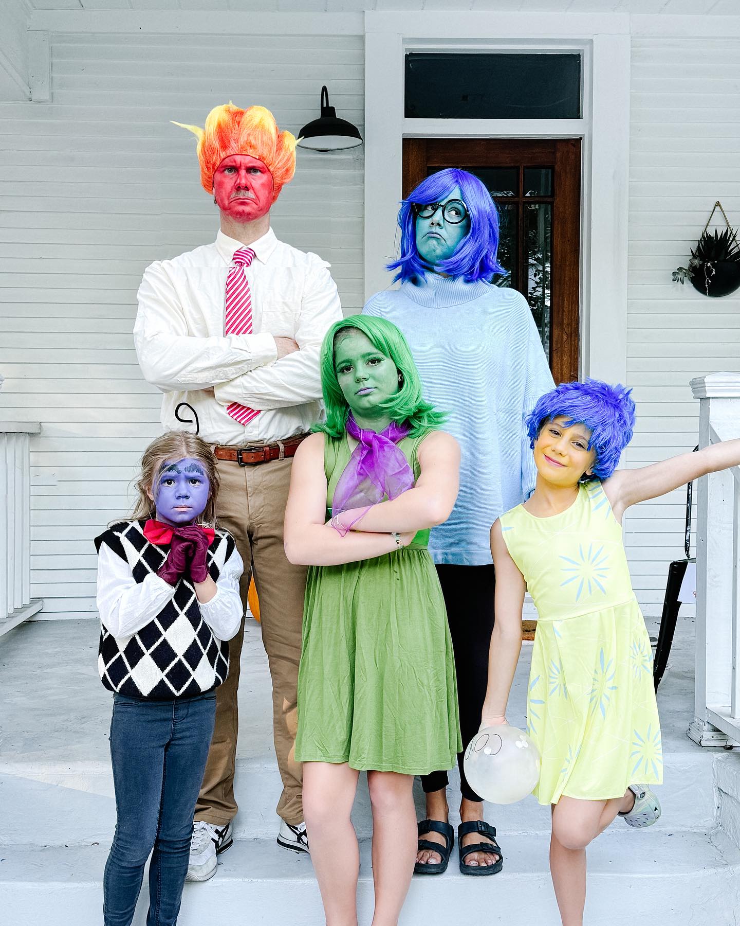 Family Inside Out Halloween Costume Group