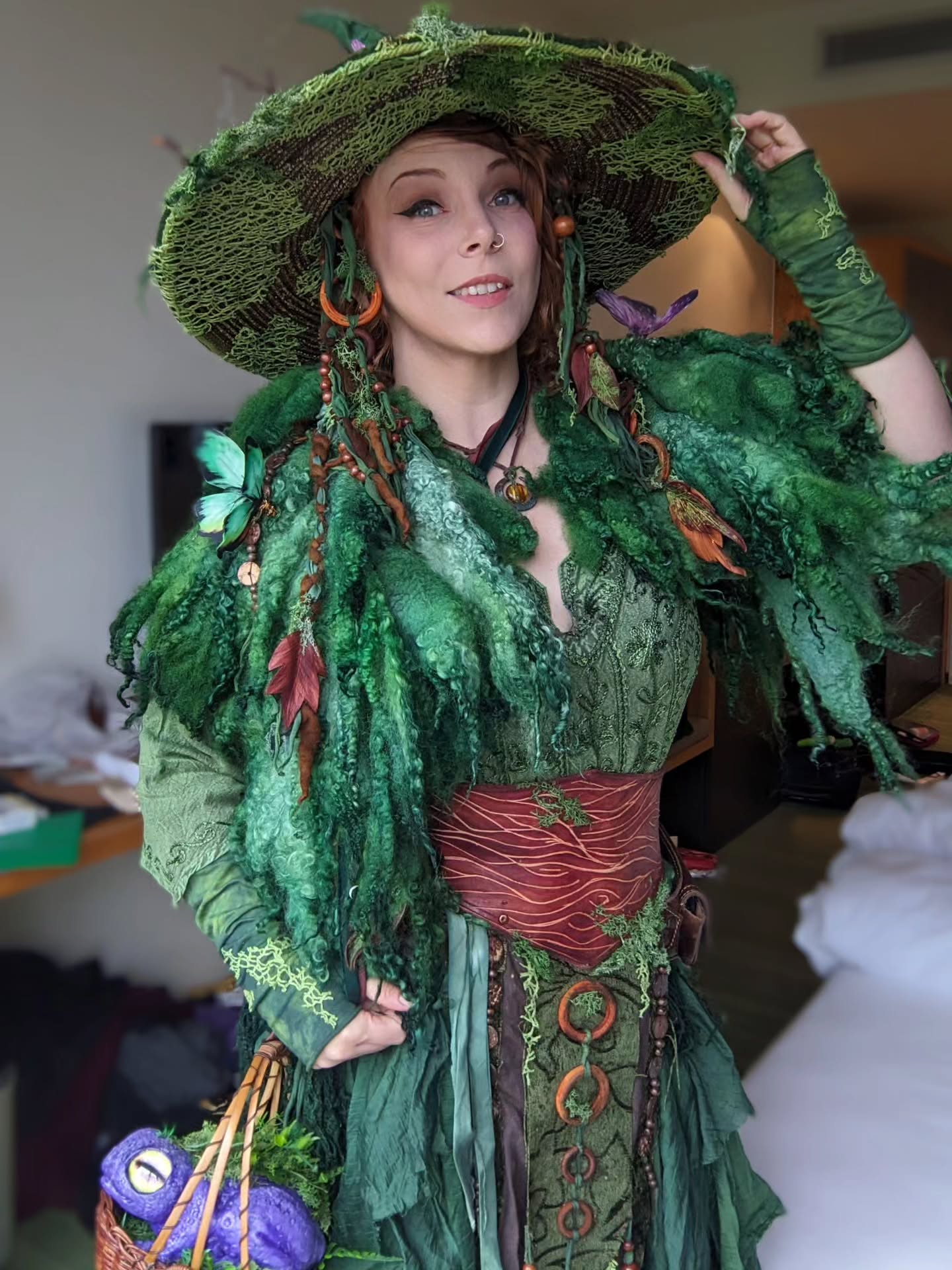 Enchanted Forest Witch Maxi Dress Costume