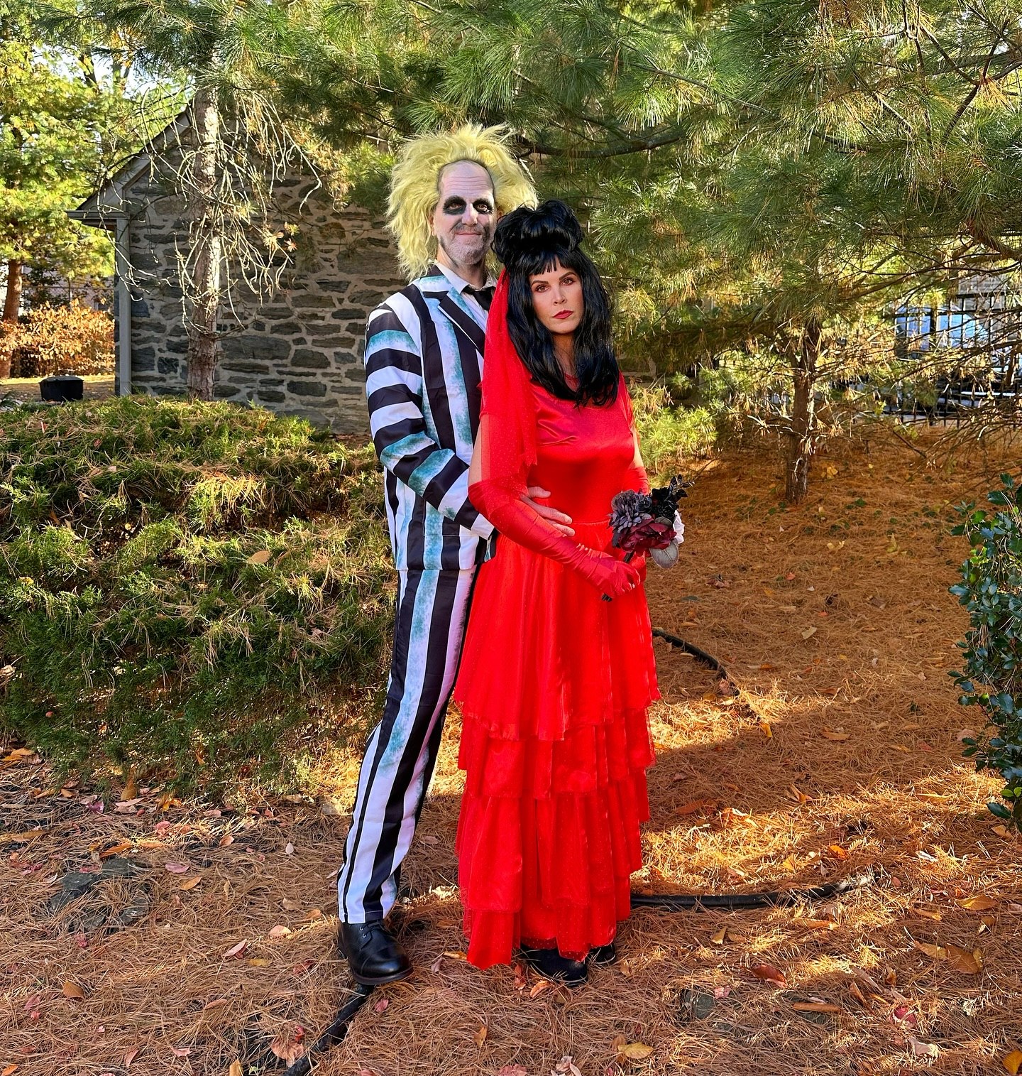 Beetlejuice and Lydia Deetz Couples Costume