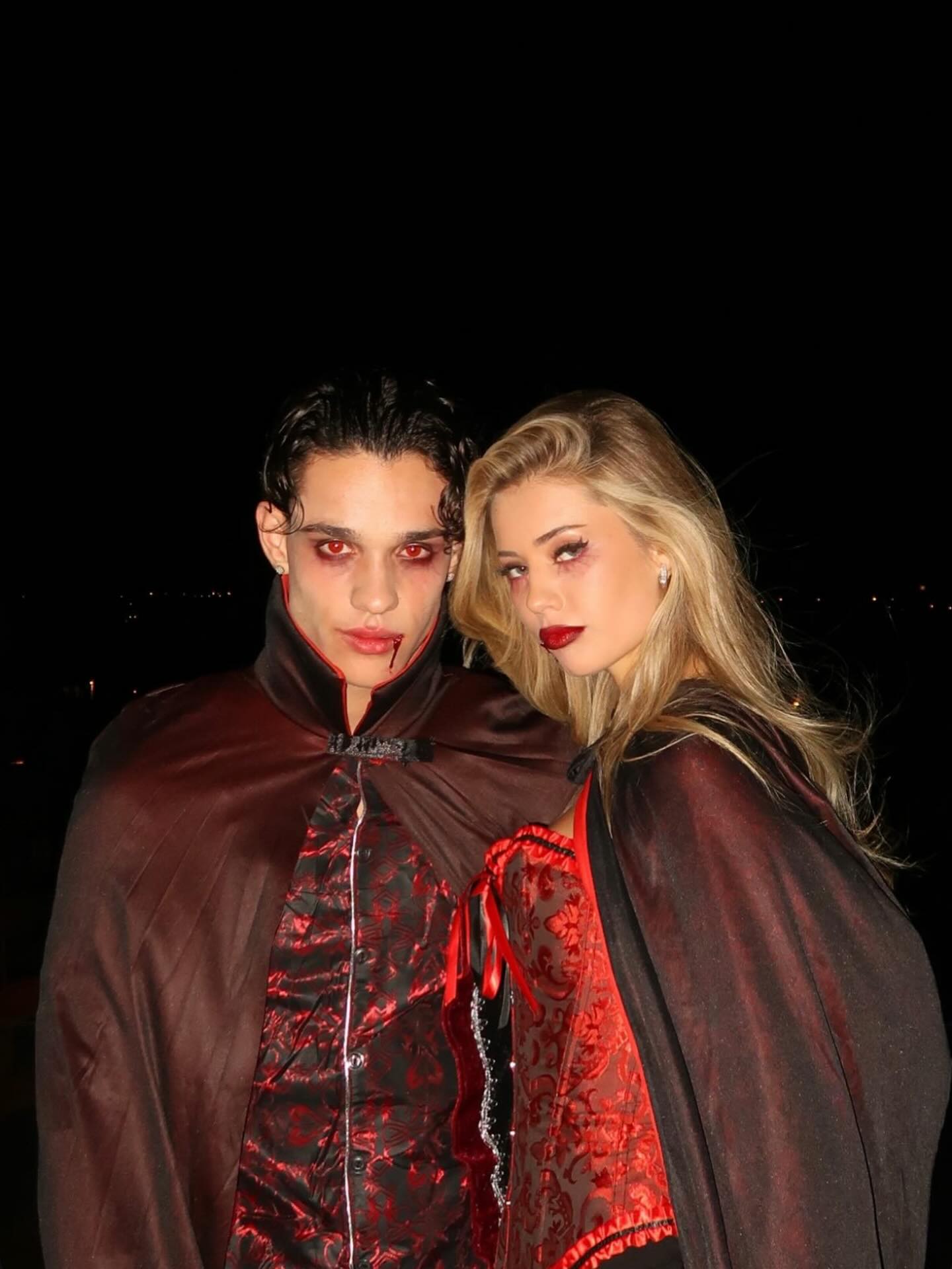 Vampire Couple Dramatic Halloween Costume