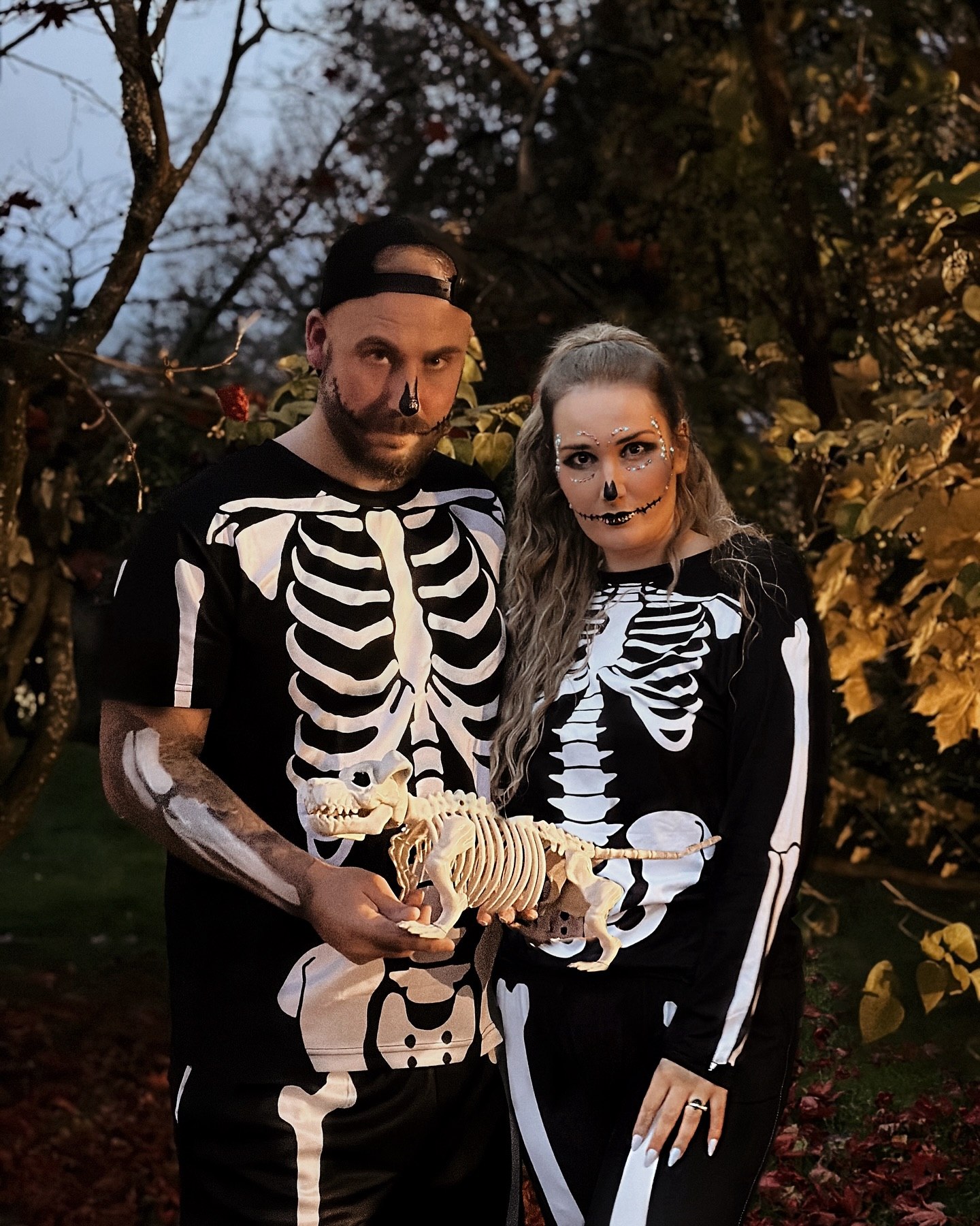 Matching Skeleton Couple Halloween Costume