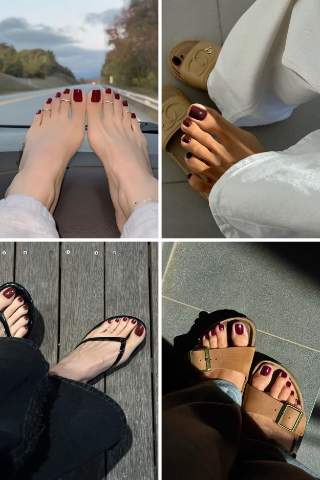 10 Fall Toe Nail Colors That Look Expensive the Second You Put Them On 10 Fall Toe Nail Colors That Look Expensive the Second You Put Them On
