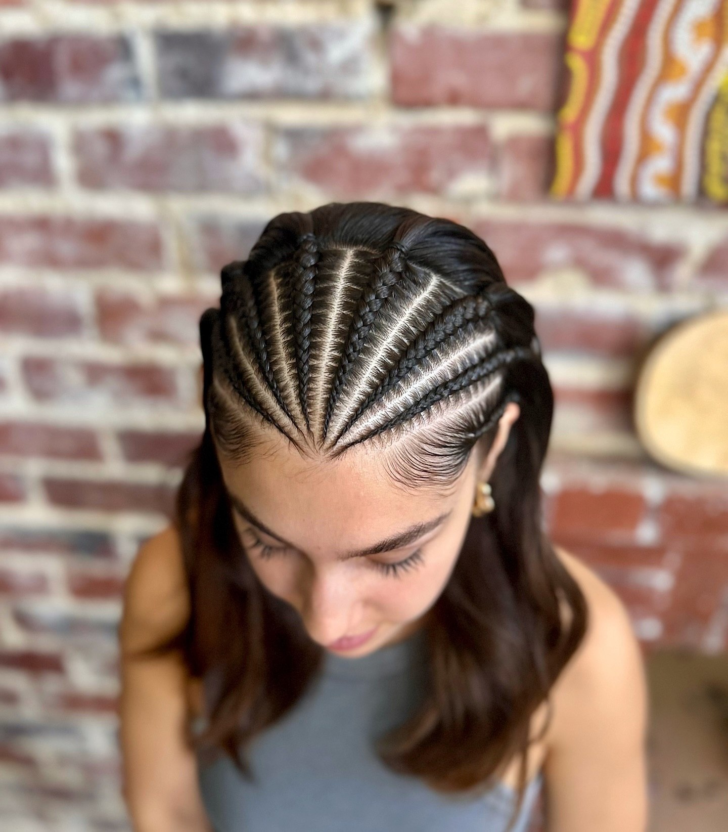 Sleek Cornrows With Defined Baby Hairs