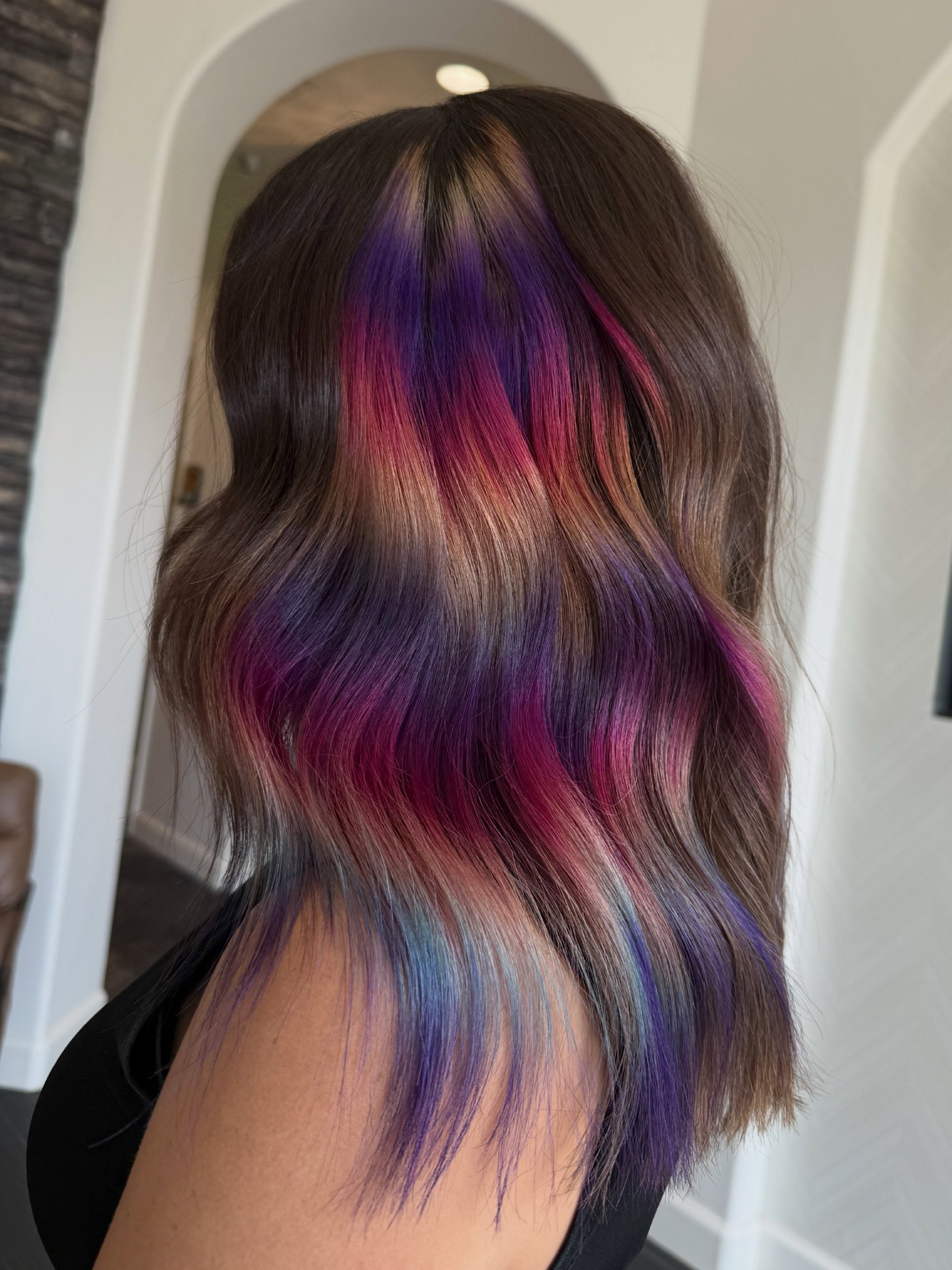 Hidden Gem Jewel Toned Peekaboo Highlights