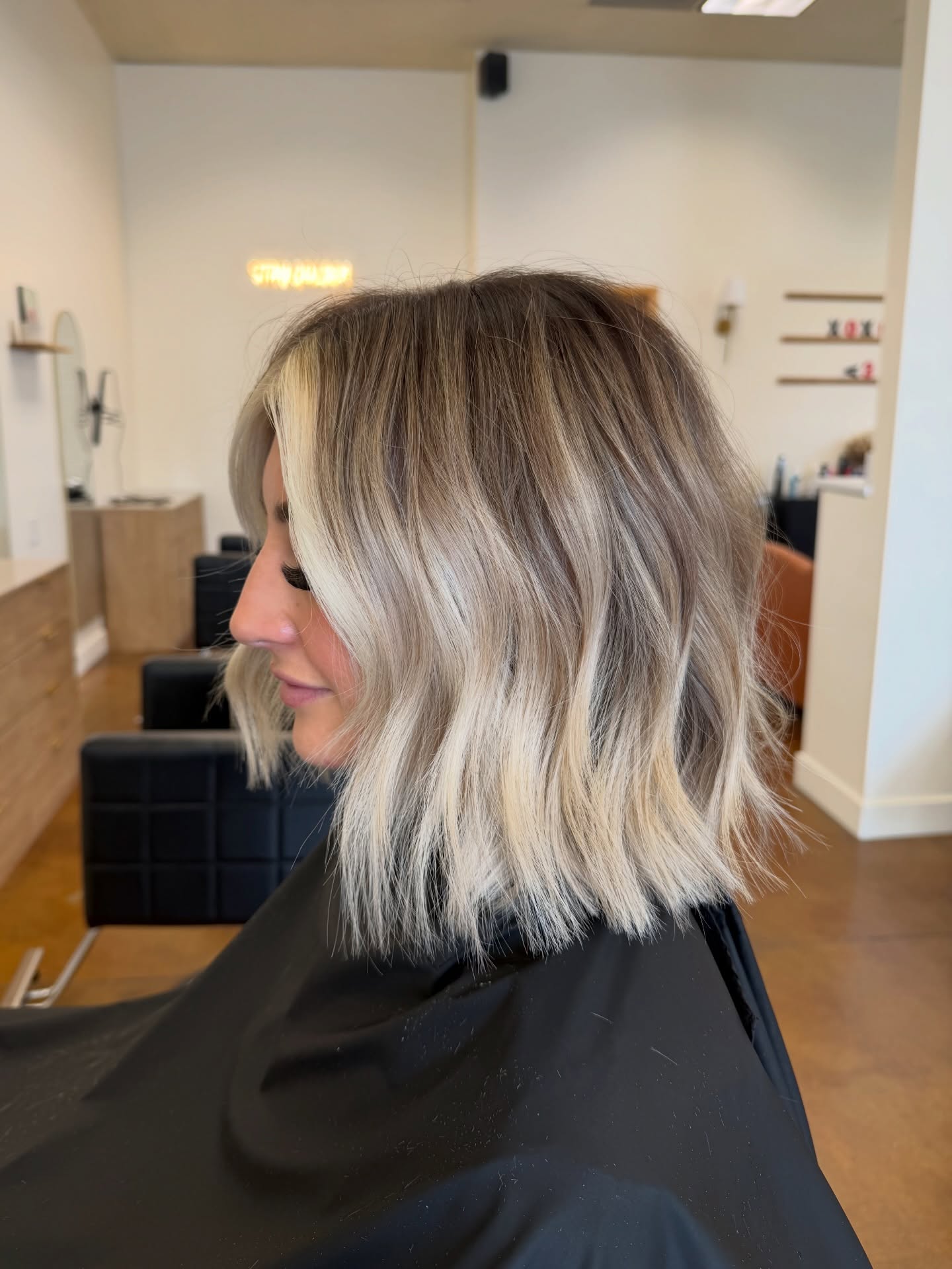 Effortless Beachy Waves With Ashy Blonde Highlights
