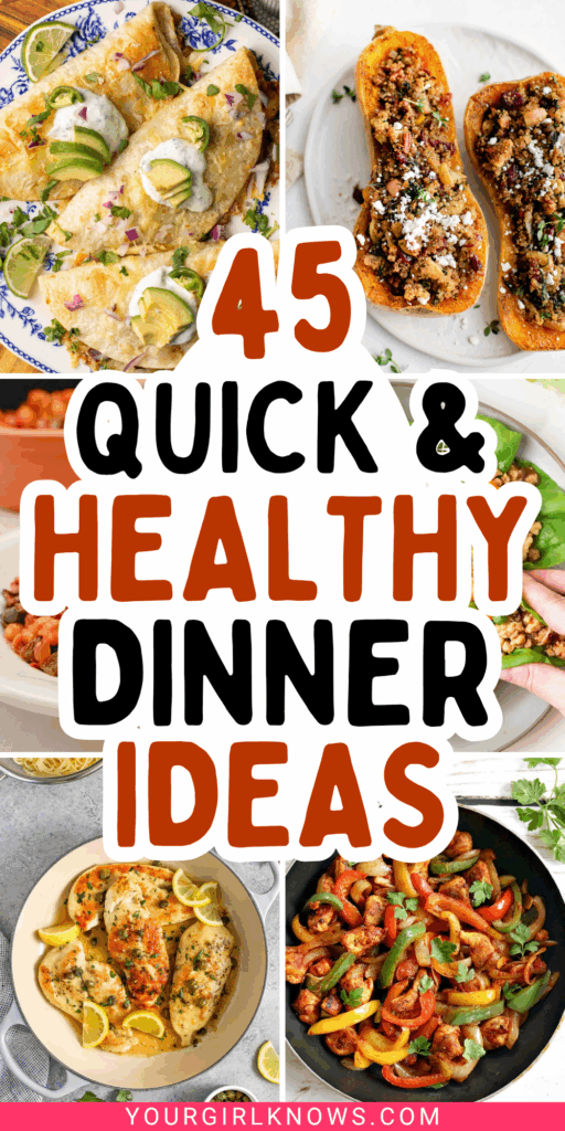 45 Healthy Dinner Ideas for Busy Nights When Takeout Is Calling