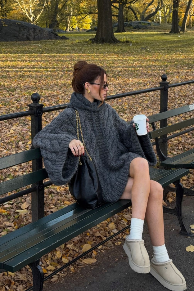 How to Style an Oversized Sweater Without Looking Swallowed by It