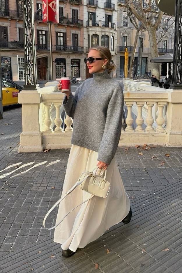 How to Style an Oversized Sweater Without Looking Swallowed by It