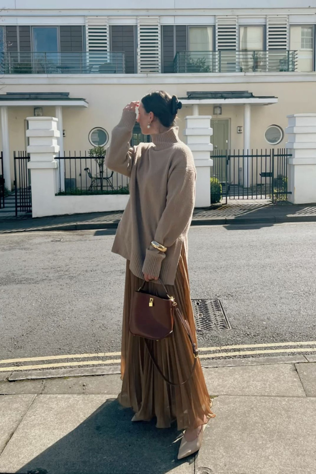 How to Style an Oversized Sweater Without Looking Swallowed by It