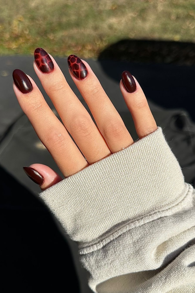 These Maroon Nails Are About to Become Your New Signature Manicure