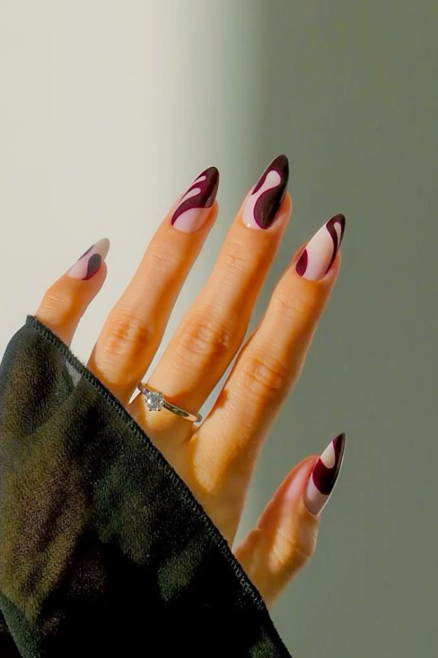 These Maroon Nails Are About to Become Your New Signature Manicure