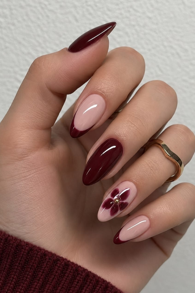 These Maroon Nails Are About to Become Your New Signature Manicure