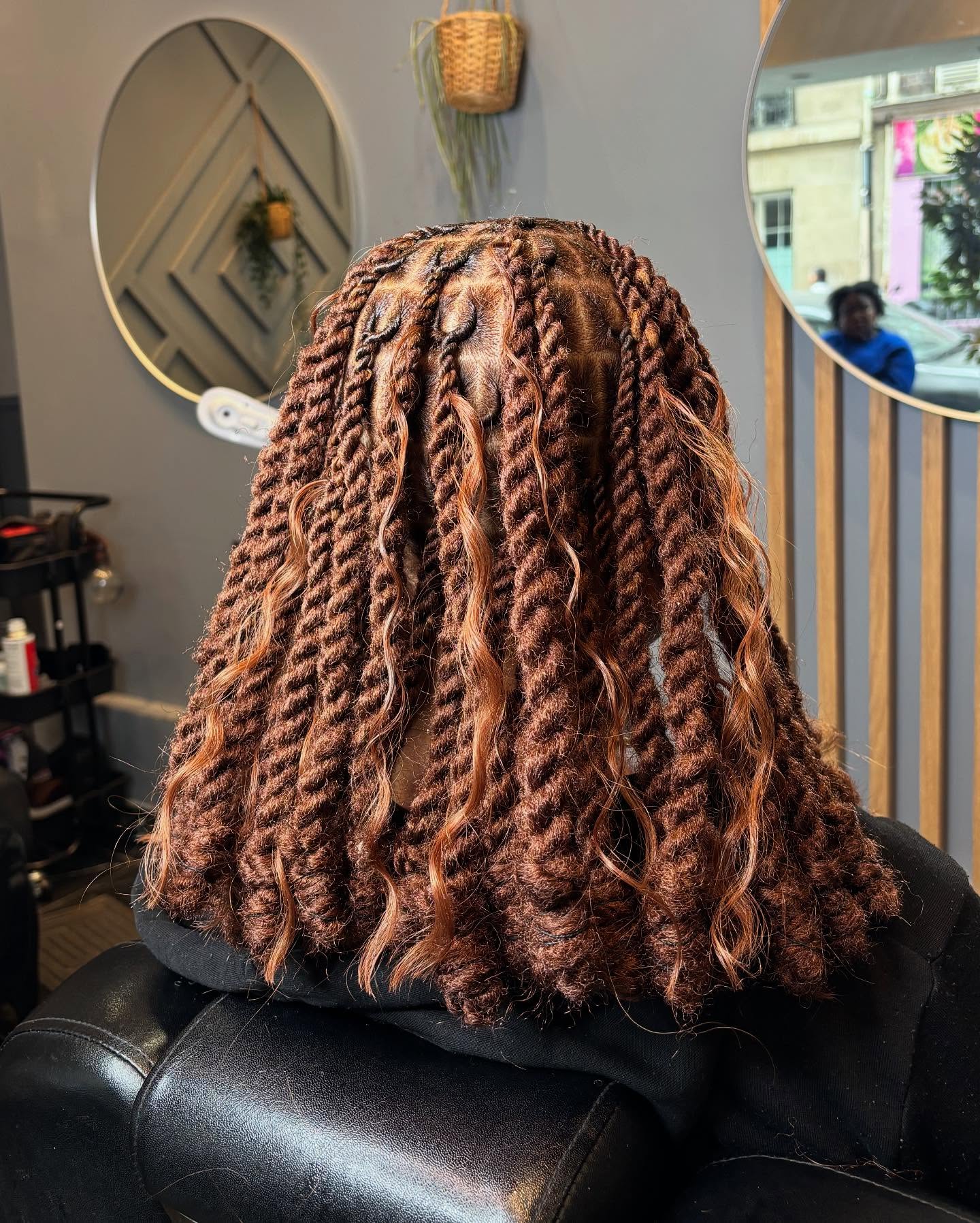 Copper Twists With Curly Ends