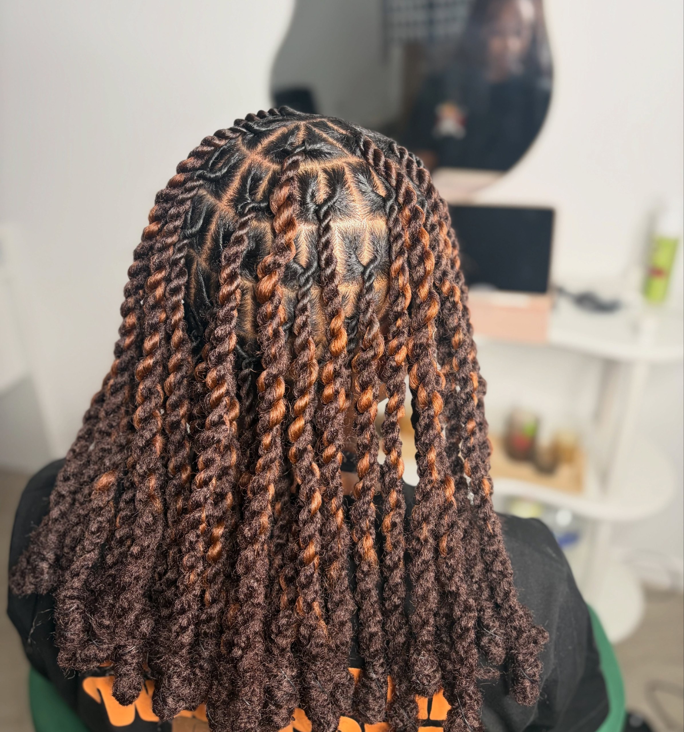 Chocolate Swirl Two-Strand Twists