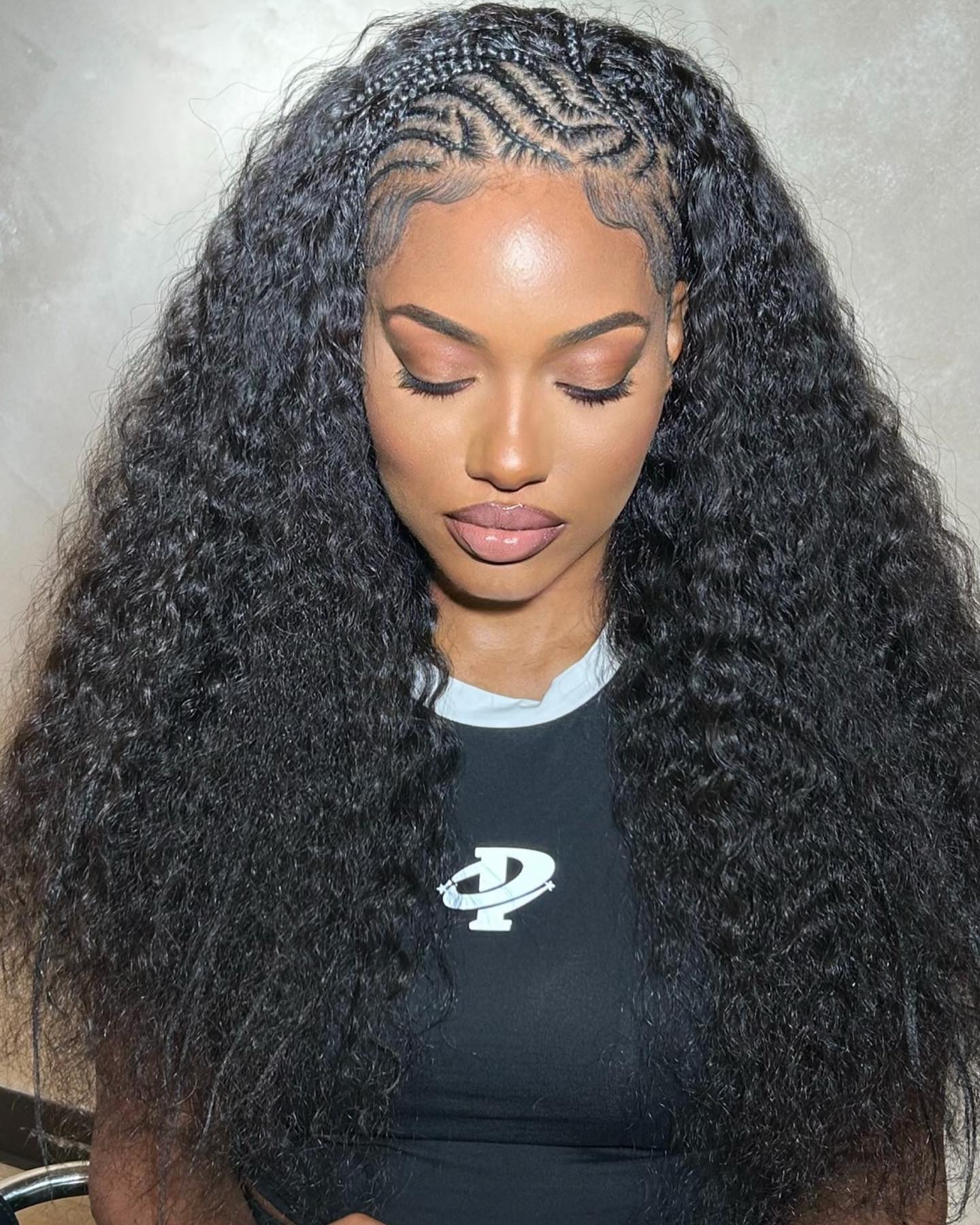 Braided Crown With Cascading Waves
