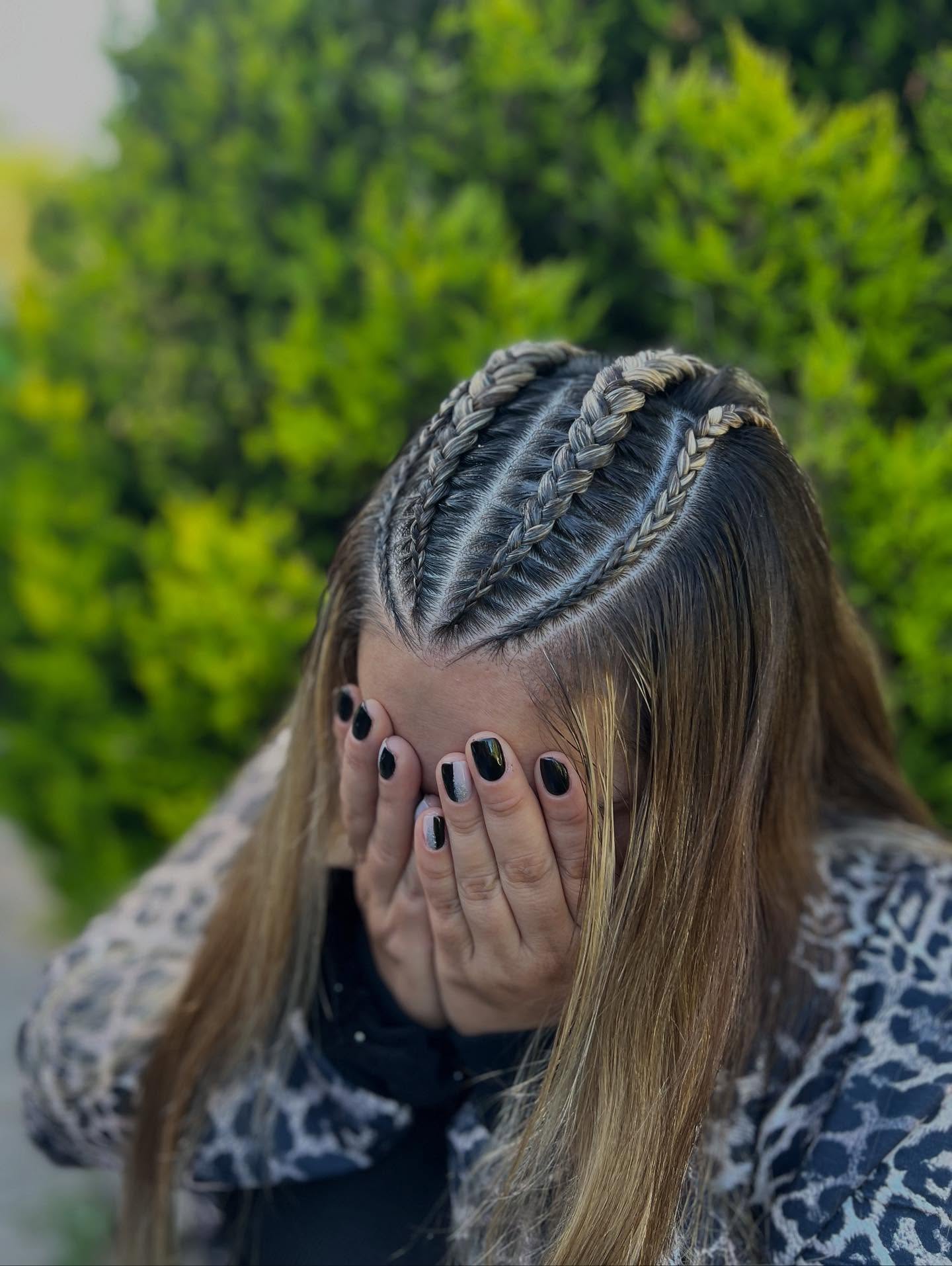 Braided Crown With Sun-Kissed Waves