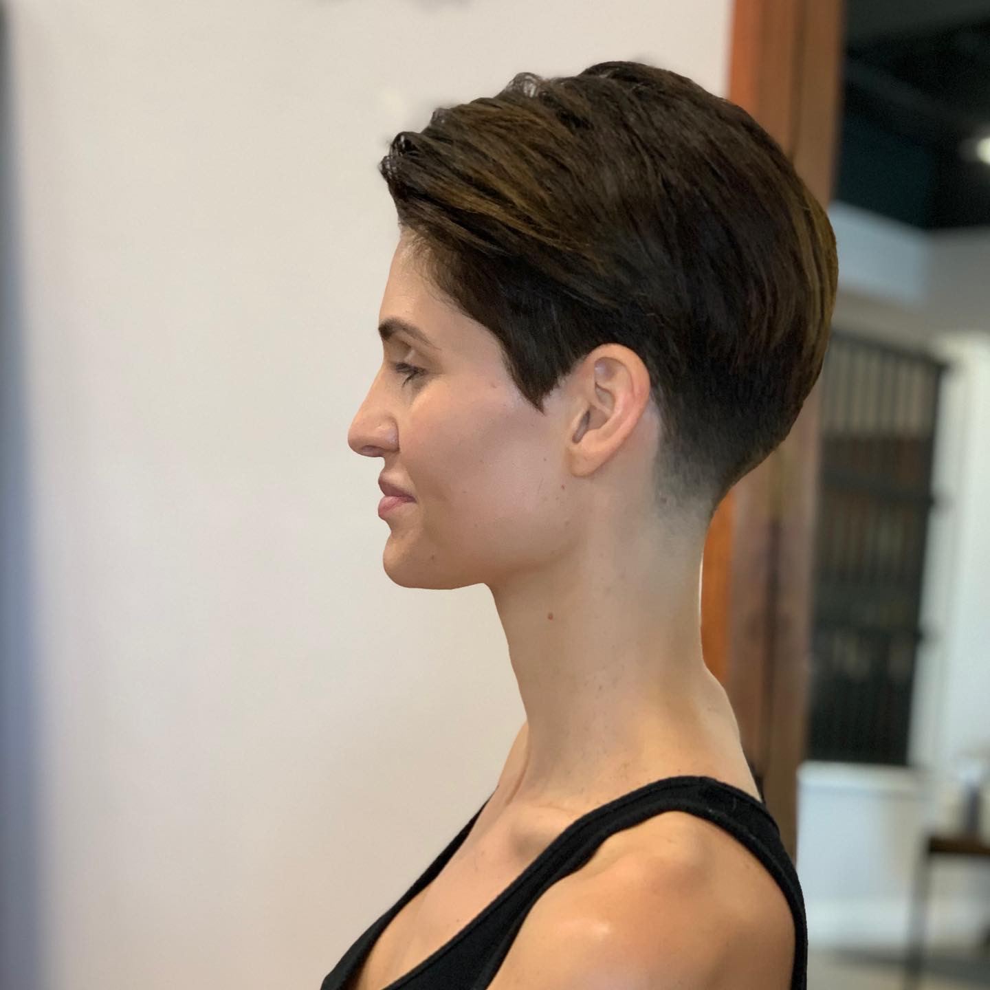 Textured Tapered Pixie For Fine Hair