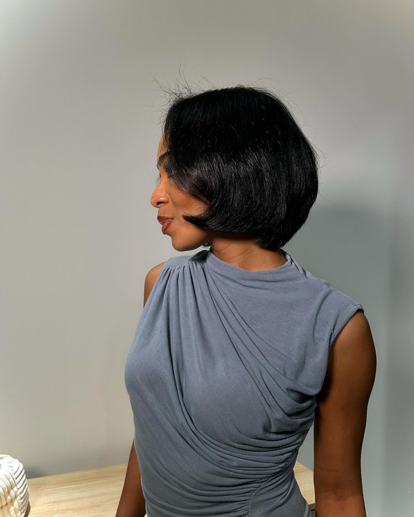 Sleek Inverted Bob With Subtle Layers