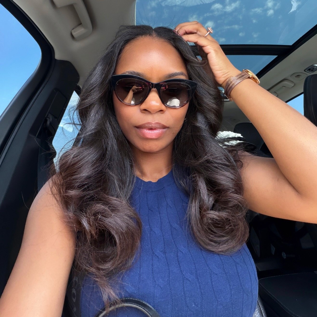 Glamorous Silk Pressed Waves