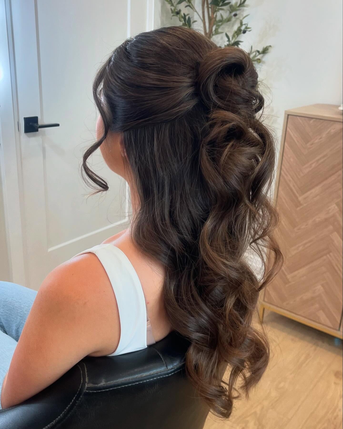 Elegant Twisted Half Up Half Down Hairstyle