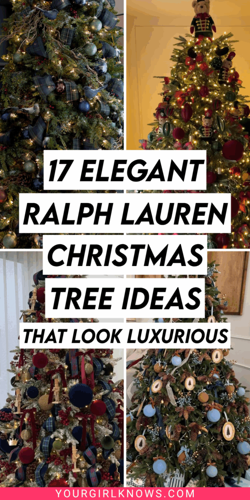 17 Classy Ralph Lauren Christmas Tree Ideas That Look Straight Out of a Luxury Holiday Home
