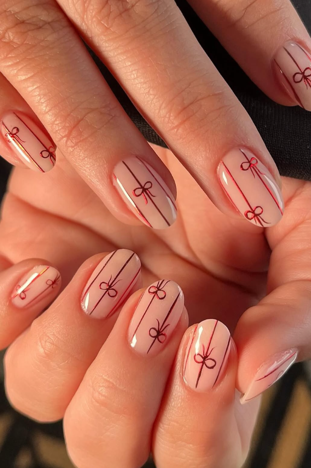 The 23 Short Christmas Nail Designs Everyone Will Want This Holiday Season The 23 Short Christmas Nail Designs Everyone Will Want This Holiday Season