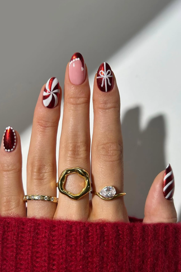 The 23 Short Christmas Nail Designs Everyone Will Want This Holiday Season The 23 Short Christmas Nail Designs Everyone Will Want This Holiday Season