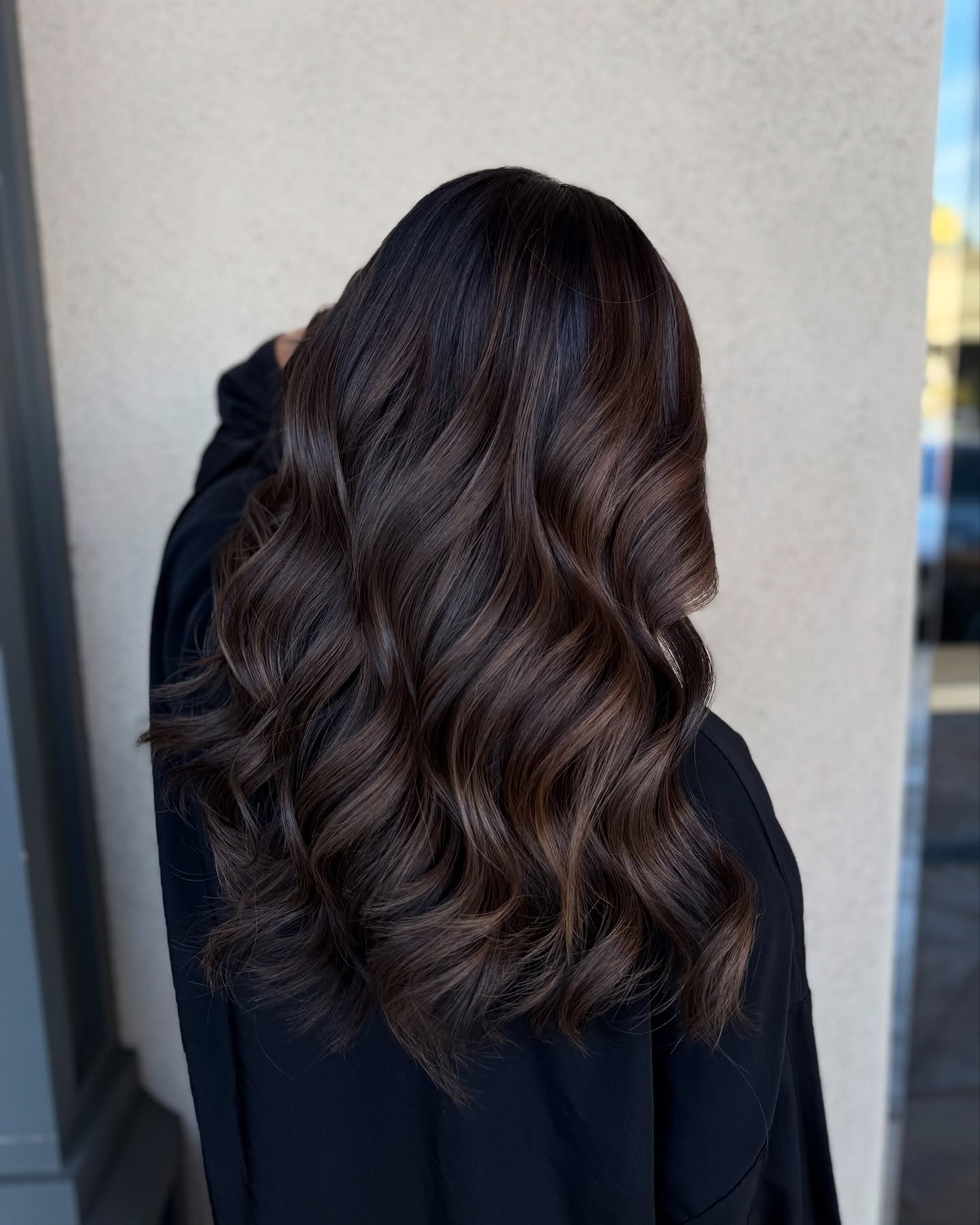Espresso Brown Hair With Subtle Ashy Highlights