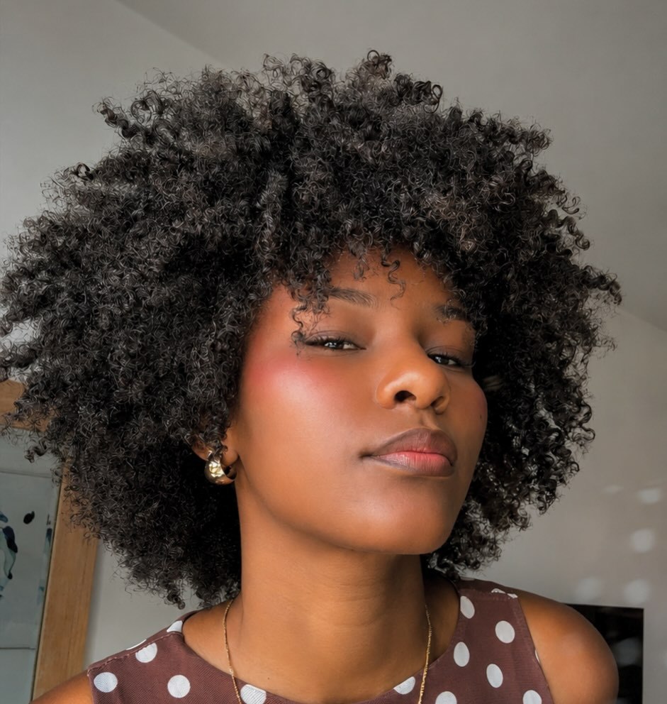 Defined Curly Afro With Volume