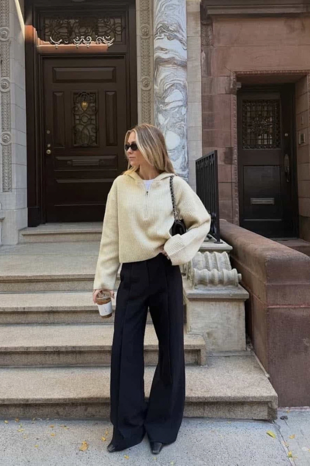 19 October Outfits That Nail That Perfect In-Between-Weather Dressing