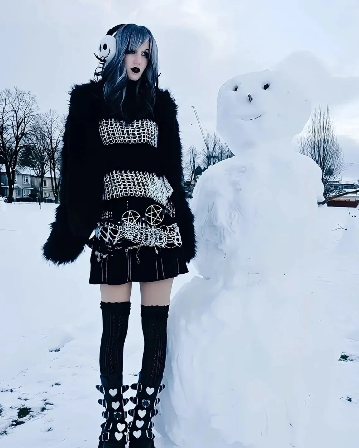Gothic Layers In Winter Wonderland