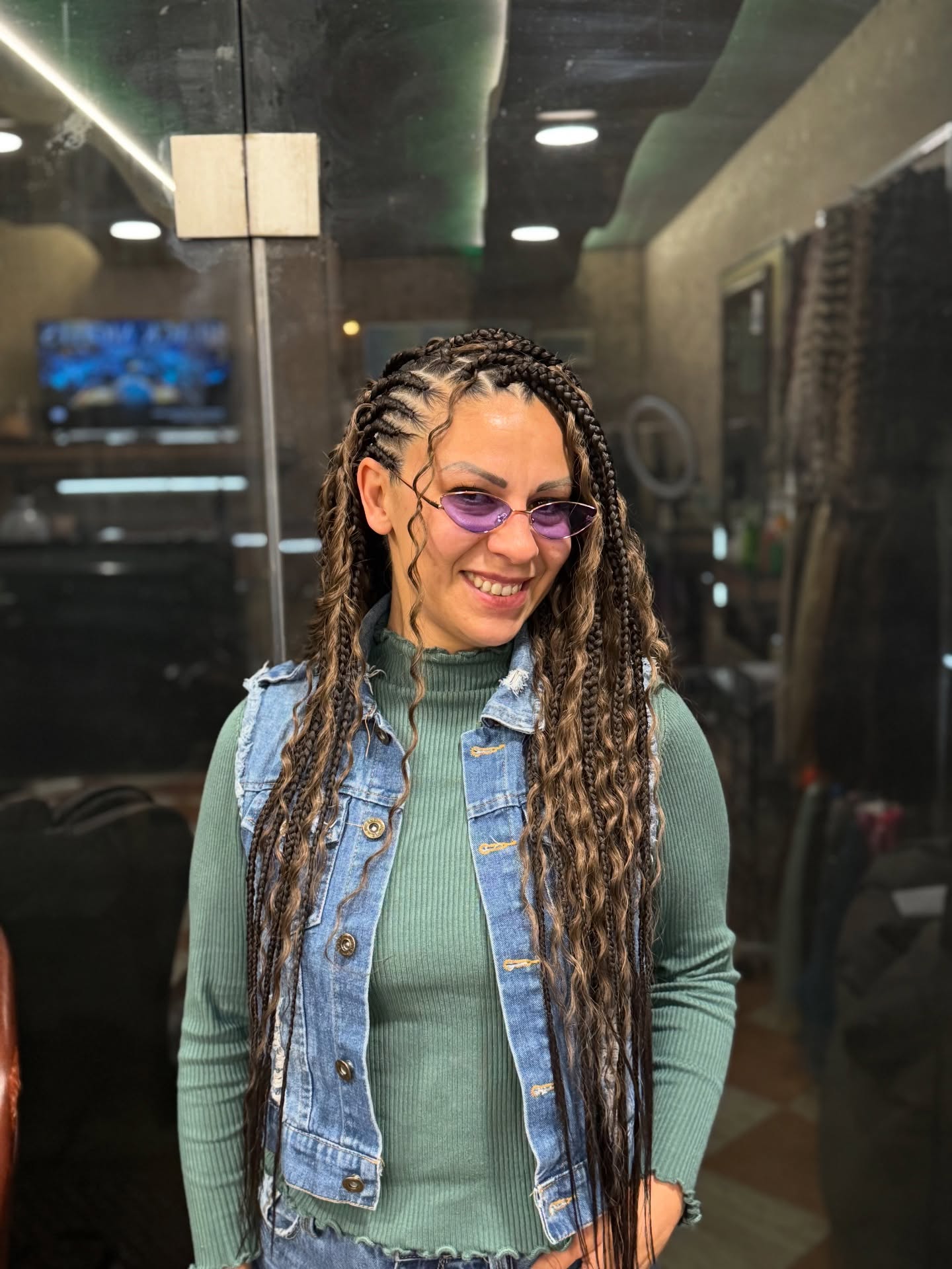 Boho Braids With Curly Ends