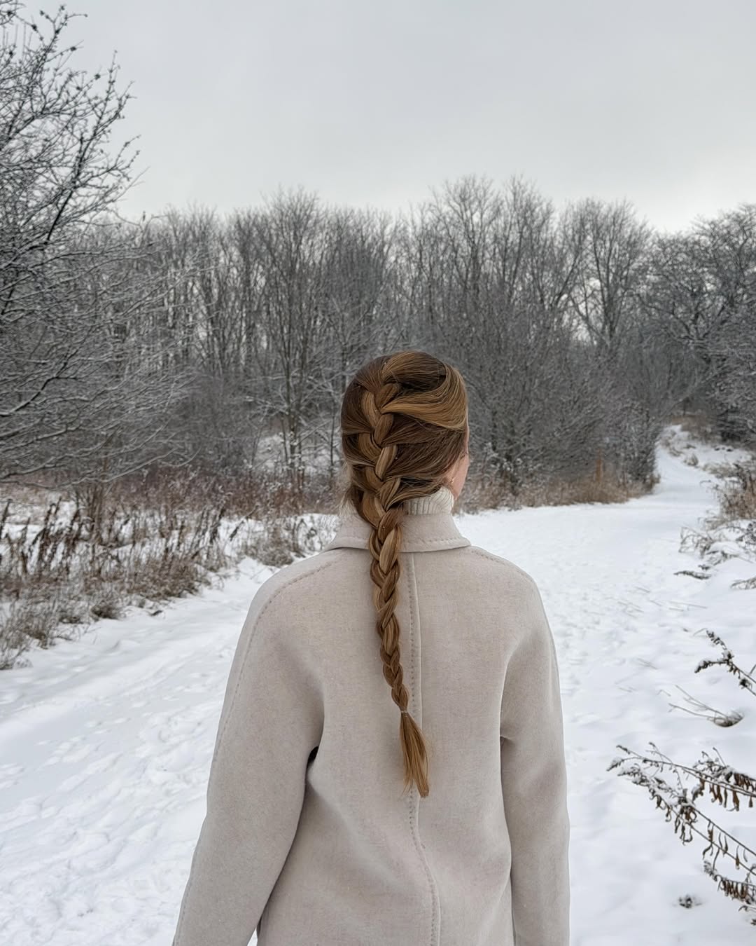 Fishtail Braid With Warm Honey Blonde Balayage