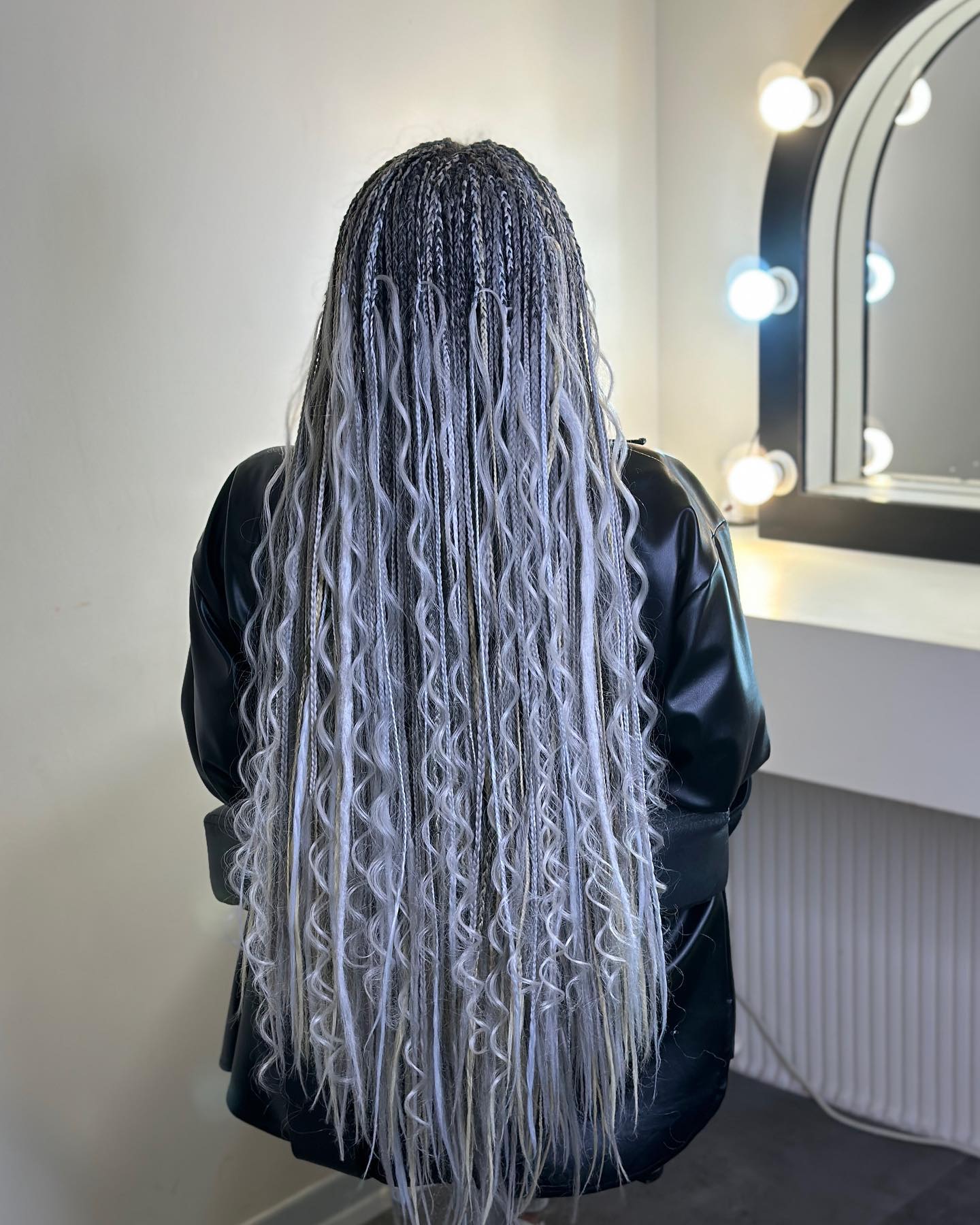 Boho Goddess Braids With Curly Ends