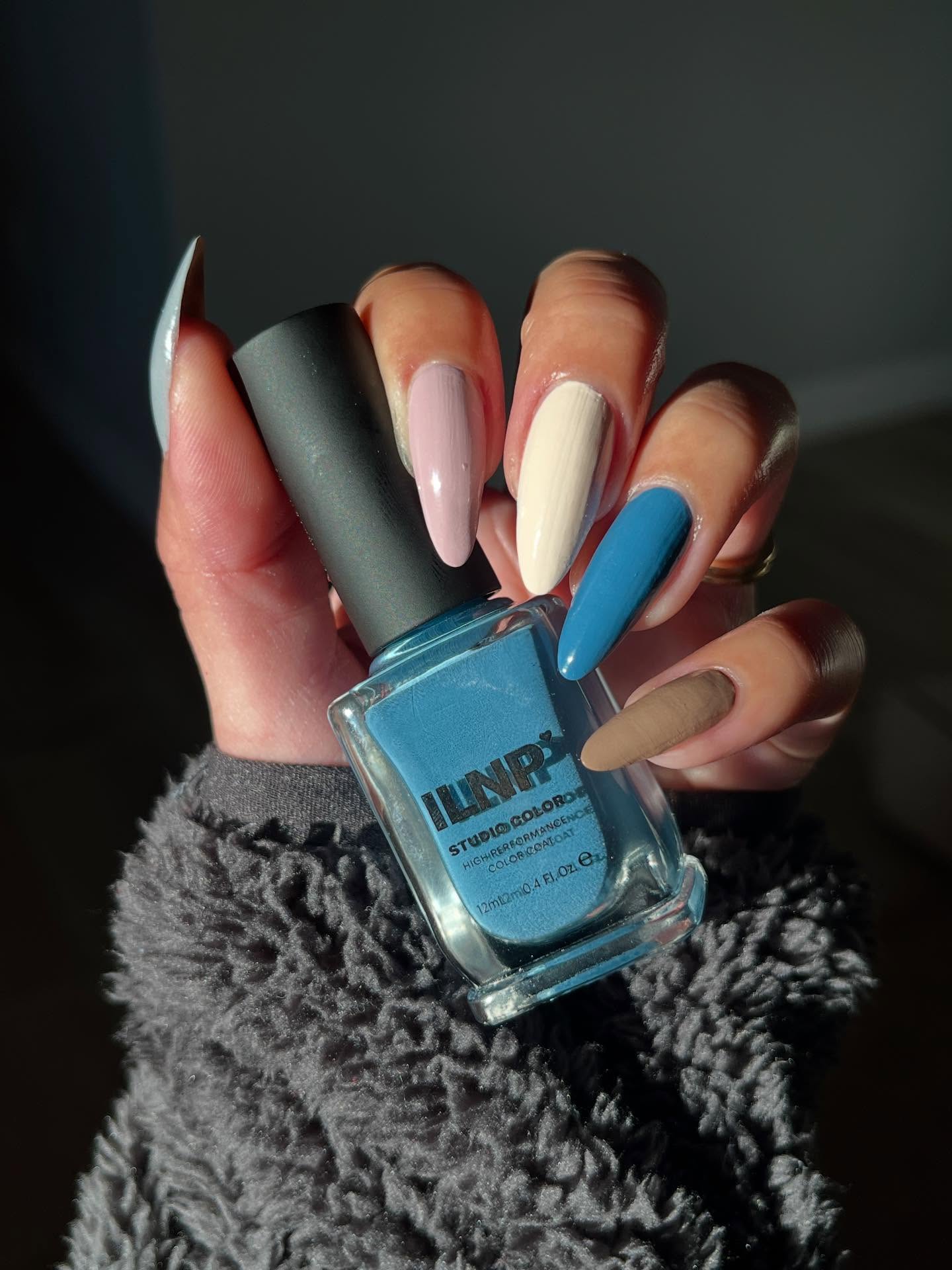 Mixed Media Matte and Glossy Winter Hues