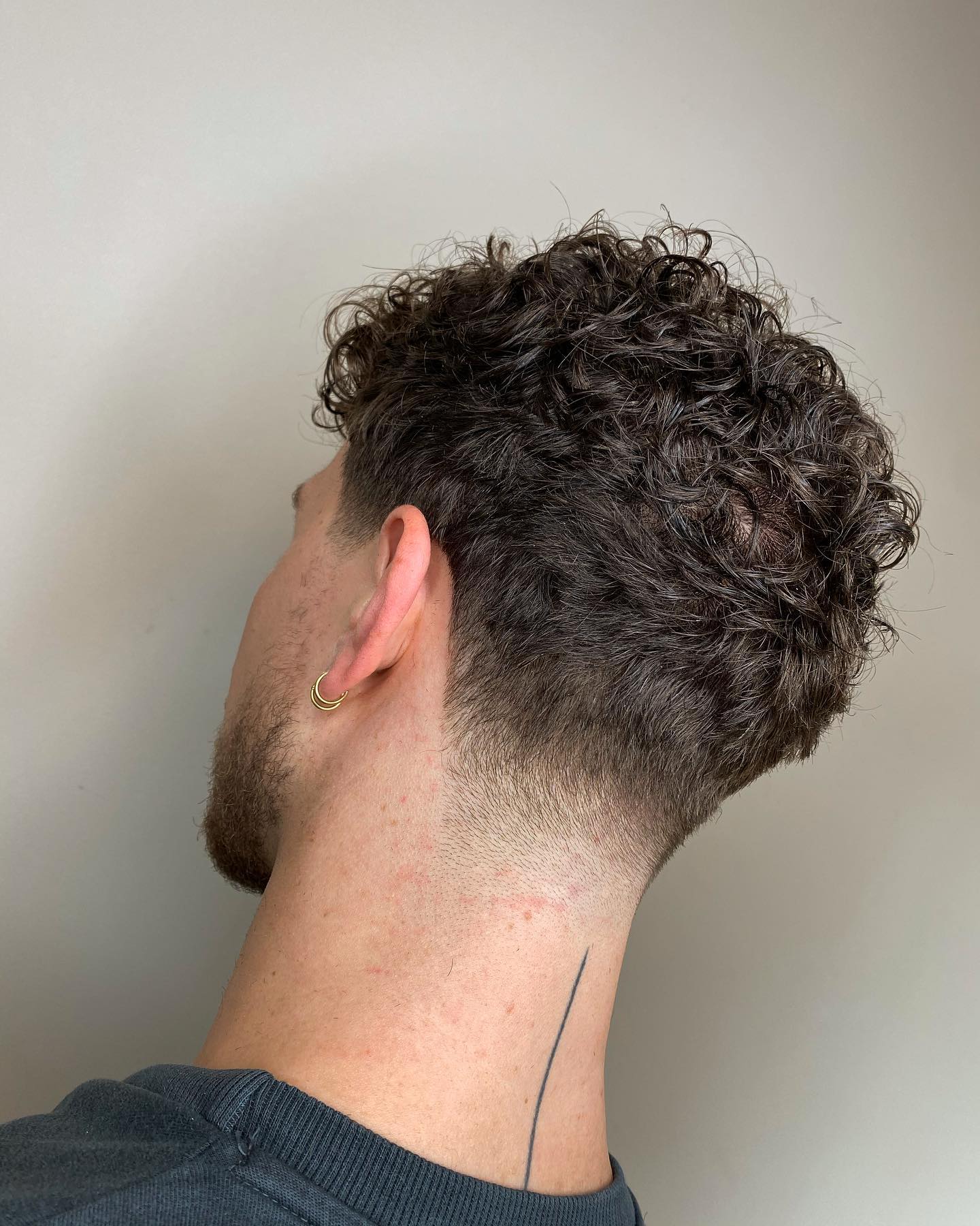 Textured Crop With Faded Sides