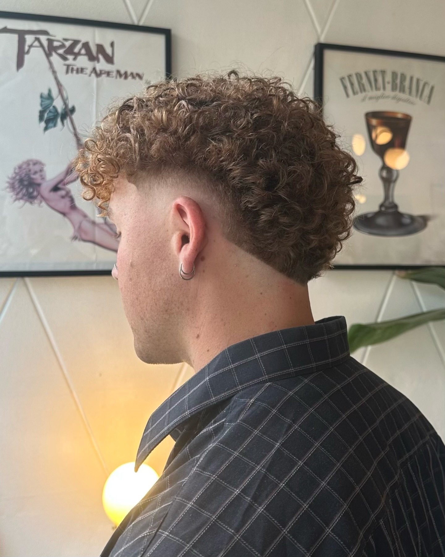 Textured Curly Crop With Skin Fade
