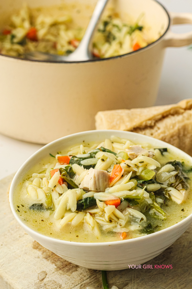 This Lemon Chicken Orzo Soup That Makes a Chilly Evening Feel So Much Better
