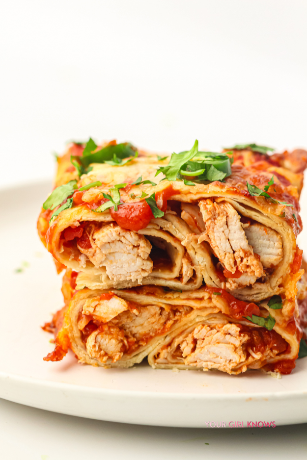 The Make-Ahead Chicken Enchiladas You'll Be So Glad You Stashed in the Freezer