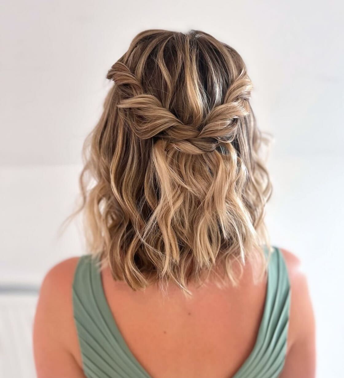 Shoulder-Length Bob With Twisted Braids Shoulder-Length Bob With Twisted Braids — Holiday Hairstyles