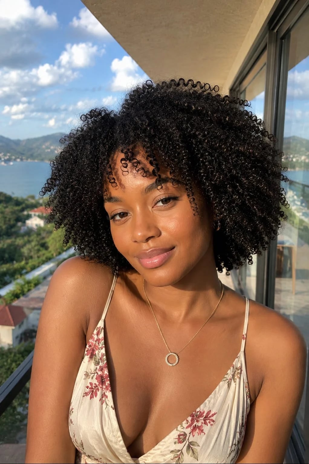 Collarbone Curls With Curtain Bangs Collarbone Curls With Curtain Bangs — Holiday Hairstyles