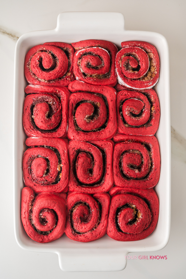 These Red Velvet Cinnamon Rolls are So Soft and Gooey, You'll Want One Straight From the Pan