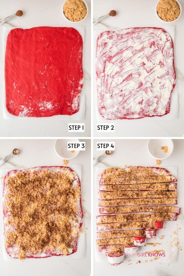 These Red Velvet Cinnamon Rolls are So Soft and Gooey, You'll Want One Straight From the Pan