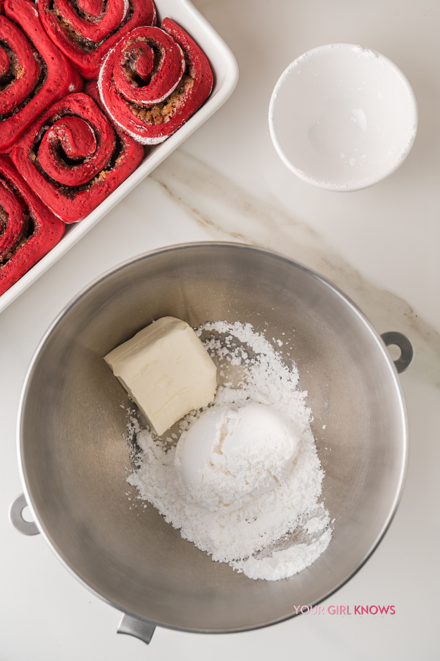 These Red Velvet Cinnamon Rolls are So Soft and Gooey, You'll Want One Straight From the Pan