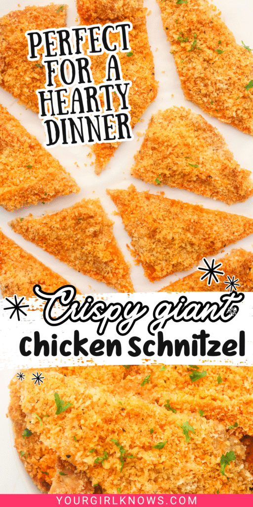 This Giant Chicken Schnitzel Brings the Crunchiest Part of Dinner to the Center of the Table