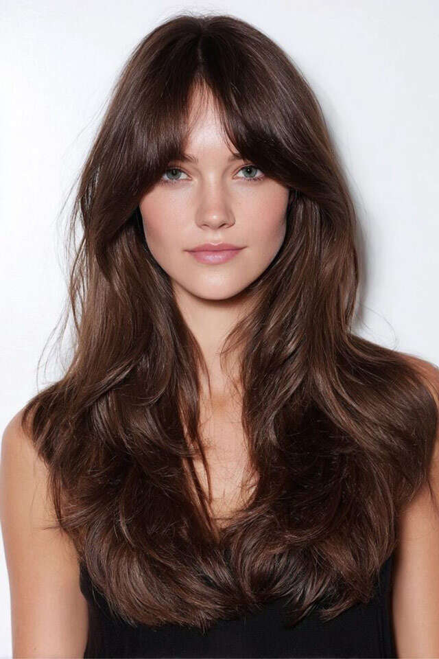 Collarbone Waves With Soft Face-Framing Layers — Trendy Waves Hair
